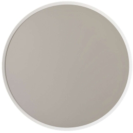 Καθρέπτης Τοίχου 552NOS2205 60x2,2x60cm White Aberto Design Mdf,Γυαλί
