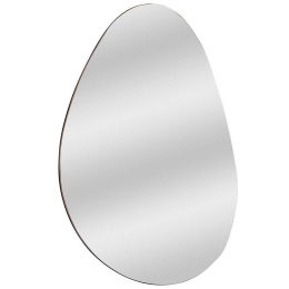 Καθρέπτης Τοίχου Porto 552NOS2216 90x1,2x60cm White Aberto Design Mdf,Γυαλί