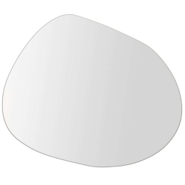 Καθρέπτης Τοίχου Gusto 552NOS2207 55x2,2x75cm Black Aberto Design Mdf,Γυαλί