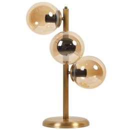 Φωτιστικό Επιτραπέζιο Simay 941RTN1312 Φ20x55cm 3xE27 60W Gold Opviq