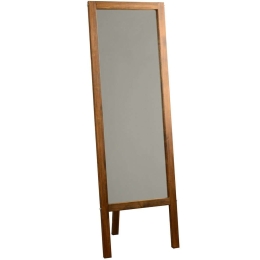 Καθρέπτης Δαπέδου - Τοίχου 552NOS2176 55x170cm Walnut Aberto Design Ξύλο,Γυαλί