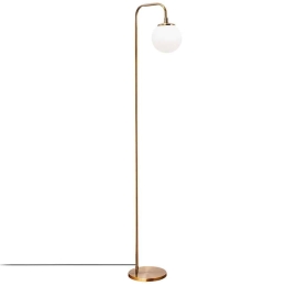 Φωτιστικό Δαπέδου Viran 942FLG1338 27x27x146cm 1xE14 40W Gold-White Opviq