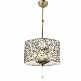 Φωτιστικό Οροφής 683AVN1321 Φ30x70cm E27 6W Gold Opviq
