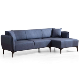 Καναπές Γωνιακός (Δεξιά Γωνία) Belissimo 560ARE1806 270x140x67cm Blue