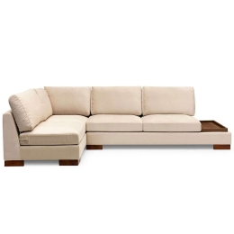 Καναπές Γωνιακός (Αριστερή Γωνία) Tulip 313x193x80cm Beige