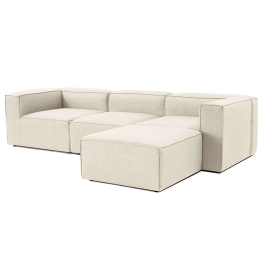 Καναπές Γωνιακός Fora 560ARE2140 296x185x66cm Ecru