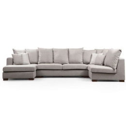 Καναπές Γωνιακός Colorado 560ARE1117 380x160x88cm Beige