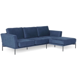 Καναπές Γωνιακός Jade Relax 291NDS1909 277x171x94cm Blue