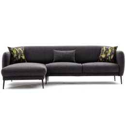 Καναπές - Κρεβάτι Γωνιακός Venus 825BLC2763 265x163x80cm Anthracite
