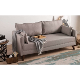 Καναπές - Κρεβάτι Τριθέσιος Bella 825BLC1509 208x81x85cm Cream