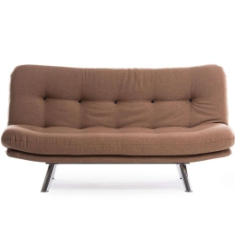 Καναπές - Κρεβάτι Τριθέσιος Misa 859FTN2830 175x52x40cm Light Brown