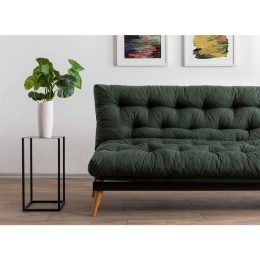 Καναπές - Κρεβάτι Τριθέσιος Saki 859FTN2850 185x82x92cm Green