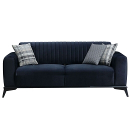 Καναπές - Κρεβάτι Τριθέσιος Lisa 569HLN1105 220x92x77cm Navy Blue