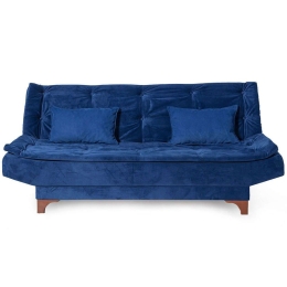 Καναπές - Κρεβάτι Τριθέσιος Kelebek 867UNQ1346 190x85x90cm Dark Blue