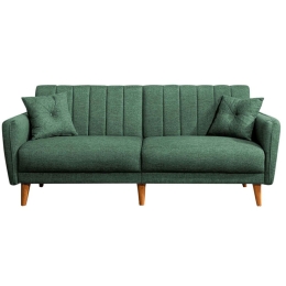 Καναπές - Κρεβάτι Τριθέσιος Aqua 867UNQ1359 210x82x85cm Green