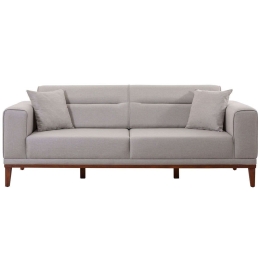 Καναπές - Κρεβάτι Τριθέσιος Liones 867UNQ1368 223x94x82cm Cream