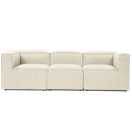 Καναπές Τριθέσιος Fora 560ARE2185 296x66cm Ecru