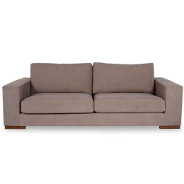 Καναπές Τριθέσιος Nplus 291NDS1309 244x102x80cm Brown