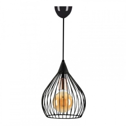 Φωτιστικό Οροφής Koert 123769 E27 25x30x70cm Black Megapap Μέταλλο