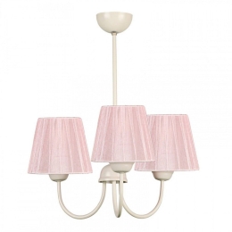 Φωτιστικό Οροφής Ovana 216752 E27 45x45x50cm Pink Megapap Μέταλλο,Ύφασμα