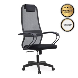 Καρέκλα Γραφείου Εργασίας Prince 77692 66,5x70x123/133cm Grey - Black