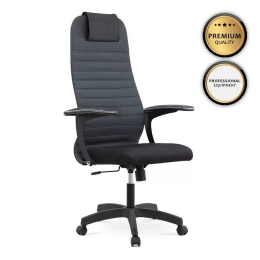 Καρέκλα Γραφείου Διευθυντή Darkness 77699 66,5x70x123/133cm Grey - Black