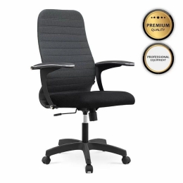 Καρέκλα Γραφείου Εργασίας Melani 77705 66,5x70x102/112cm Grey - Black