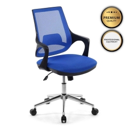 Καρέκλα Γραφείου Εργασίας Skagen Metal 125112 58x59x97cm Blue