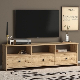 Έπιπλο Tηλεόρασης 0127250 Sole 150x32x47cm Oak Μελαμίνη