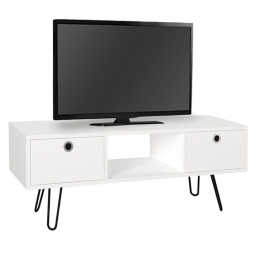 Έπιπλο Tηλεόρασης Aversa 212834 120x29,5x43cm White Μελαμίνη