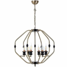 Φωτιστικό Οροφής Flawless 0124875 55x55x75cm 6xE14 60W Gold Megapap Μέταλλο