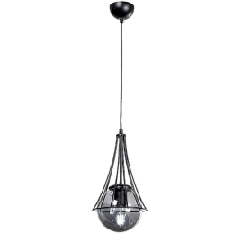 Φωτιστικό Οροφής Chavi 0124515 18x18x75cm 1xE27 60W Black Megapap Μέταλλο