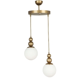 Φωτιστικό Οροφής Latona 0216717 25x25x80cm 2xE27 60W Gold Megapap Μέταλλο