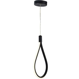 Φωτιστικό Οροφής Corentin 0189407 20x20x76cm Led 24W Black Megapap Μέταλλο