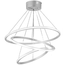 Φωτιστικό Οροφής Costner 0189430 47x47x63cm Led 85W 4000K White Megapap Μέταλλο