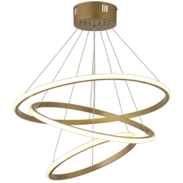 Φωτιστικό Οροφής Costner 0189429 47x47x63cm Led 85W 4000K Gold Megapap Μέταλλο