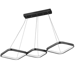 Φωτιστικό Οροφής Eugene 0189425 90x32x36cm Led 55W 4000K Black Megapap Μέταλλο