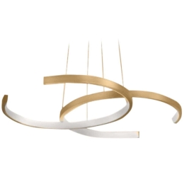 Φωτιστικό Οροφής Gormley 0189467 66x39x44cm Led 40W 4000Κ Gold Megapap Μέταλλο