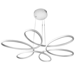 Φωτιστικό Οροφής Herring 0189437 65x65x58cm Led 80W 4000Κ White Megapap Μέταλλο