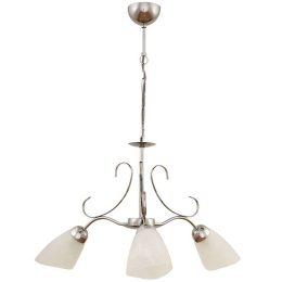 Φωτιστικό Οροφής Melissa 0124556 56x56x70cm 3xE14 Silver Megapap Μέταλλο