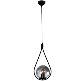 Φωτιστικό Οροφής Shemesh 0189384 20x20x85cm 1xE27 60W Black Megapap Μέταλλο