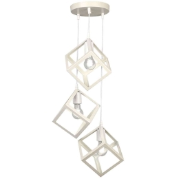 Φωτιστικό Οροφής Thora 0189398 22x22x70cm 3xE27 60W White Megapap Μέταλλο