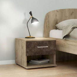 Κομοδίνο Renato 0208242 44x35x43cm Grey Oak
