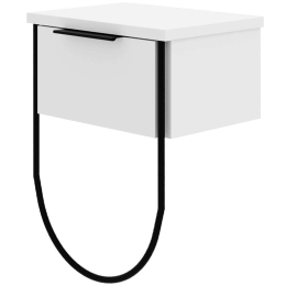 Κομοδίνο Norfolk 0214277 33x25x44cm White-Black