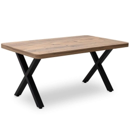 Τραπεζάκι Σαλονιού Jeremy 0212180 100x60x45cm Natural-Black