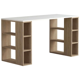 Γραφείο Εργασίας Colmar 0207495 140x60x75cm White-Natural