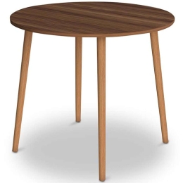 Τραπέζι Cruz 0117724 92x92x75cm Walnut Ξύλο,Μελαμίνη