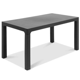 Τραπέζι Κήπου Adler 0097234 140x80x74cm Anthracite