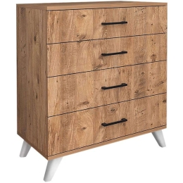 Συρταριέρα Dacota 0212532 76x44x86,4cm Oak