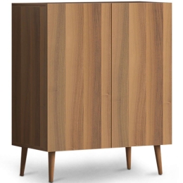 Παπουτσοθήκη Luce 0117677 70x35x85cm Walnut Μελαμίνη